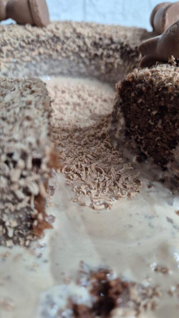 Rosca de Turín partida con crema